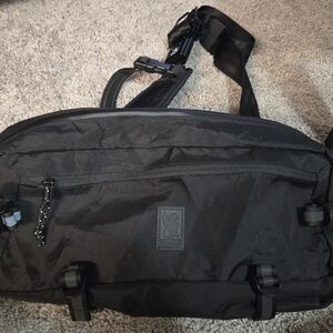 Stylish Black Belt Bag by Chrome 17x9